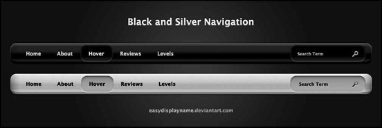 black-and-silver-navigation
