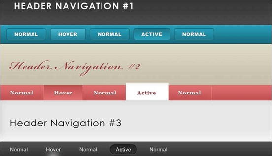 header-and-navigation-pack