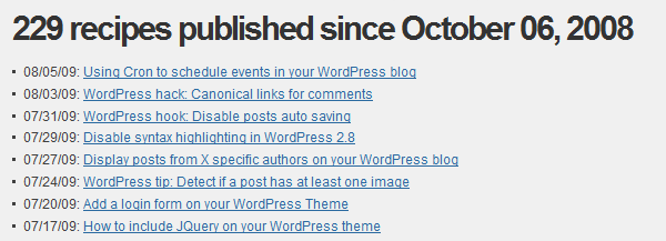 Archive Page Using WordPress Loop